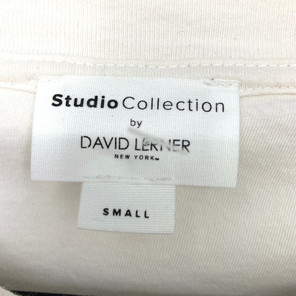 Studio Collection David Lerner Women's Size S Crewneck T-Shirt Long Sleeve White - Picture 5 of 6